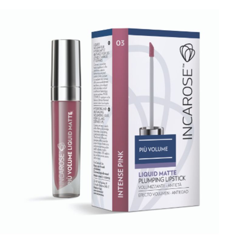 Incarose Liquid Matte Plumping Lipstick Rossetto Liquido n.03 Intense Pink-1