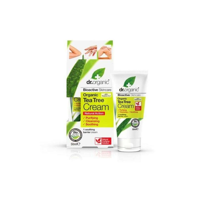 Dr Organic Tea Tree Crema Viso 50ml-1