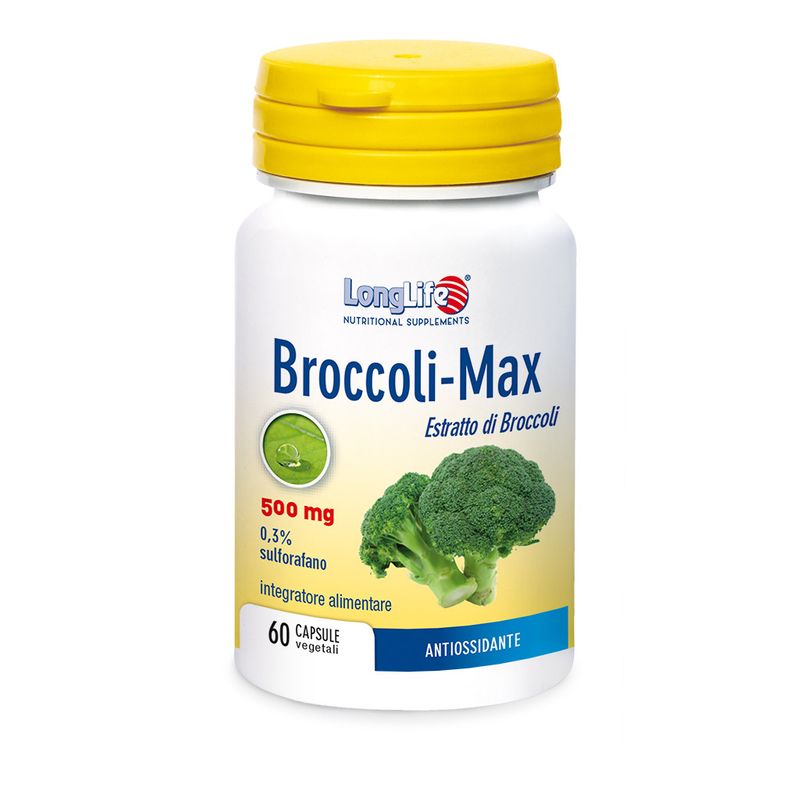 Longlife Broccoli-Max antiossidante 60 capsule 500mg-1
