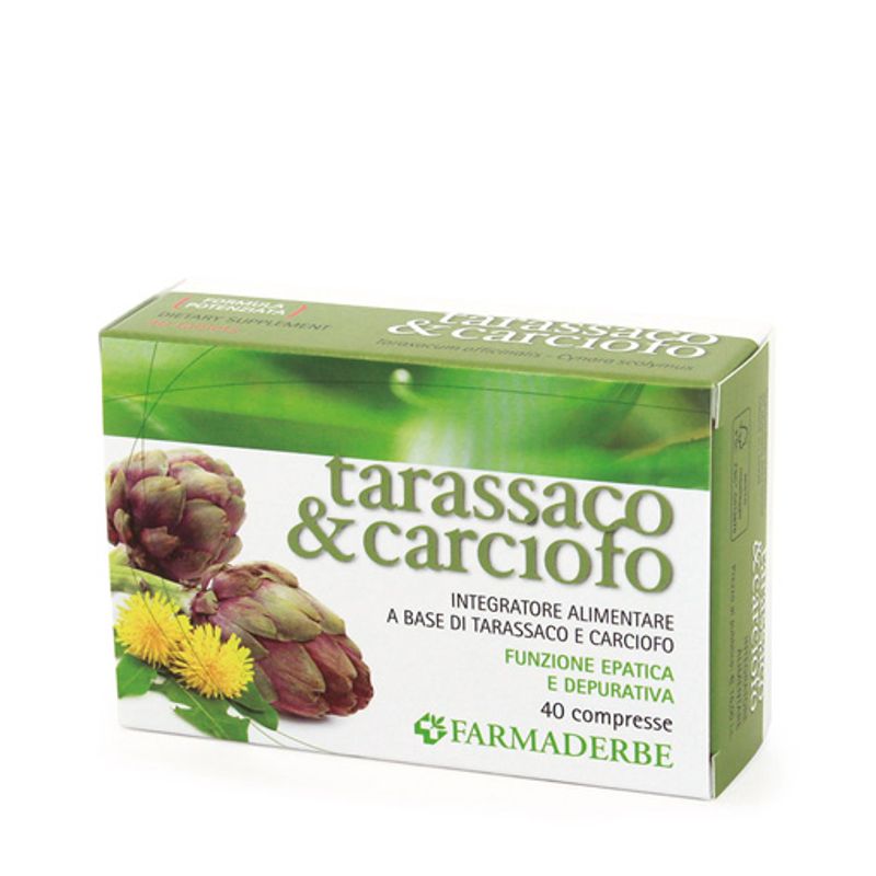Farmaderbe Tarassaco&Carciofo con funzione depurativa 40 capsule-1