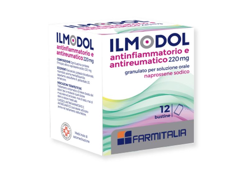 Ilmodol Antinfiammatorio e Antireumatico 220mg granulato per soluzione orale 12 bustine-1
