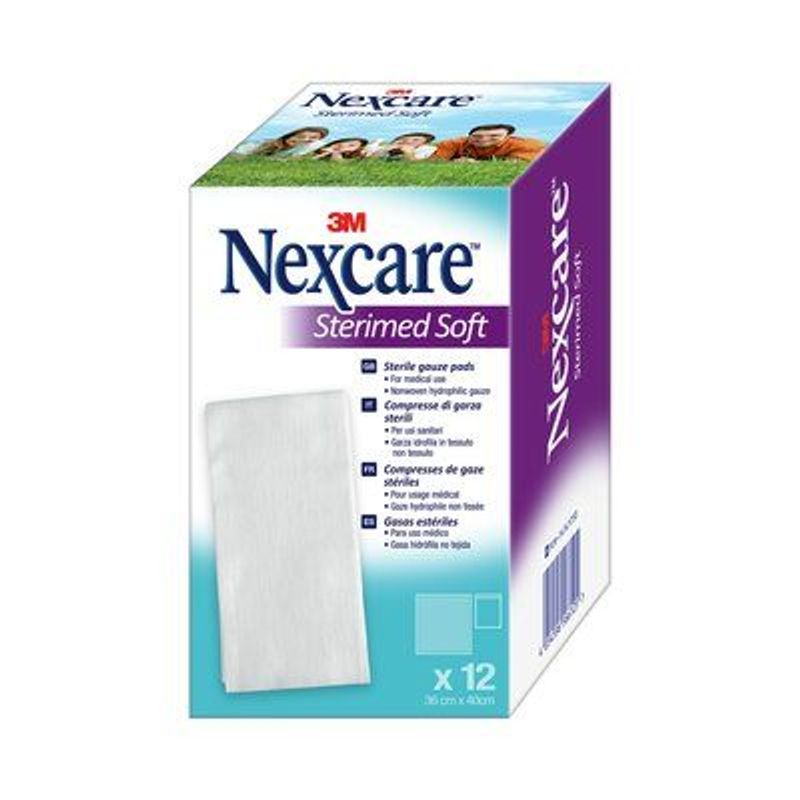 Nexcare Sterimed Soft compresse di garza sterili 12 pezzi dim. 18x40cm-1