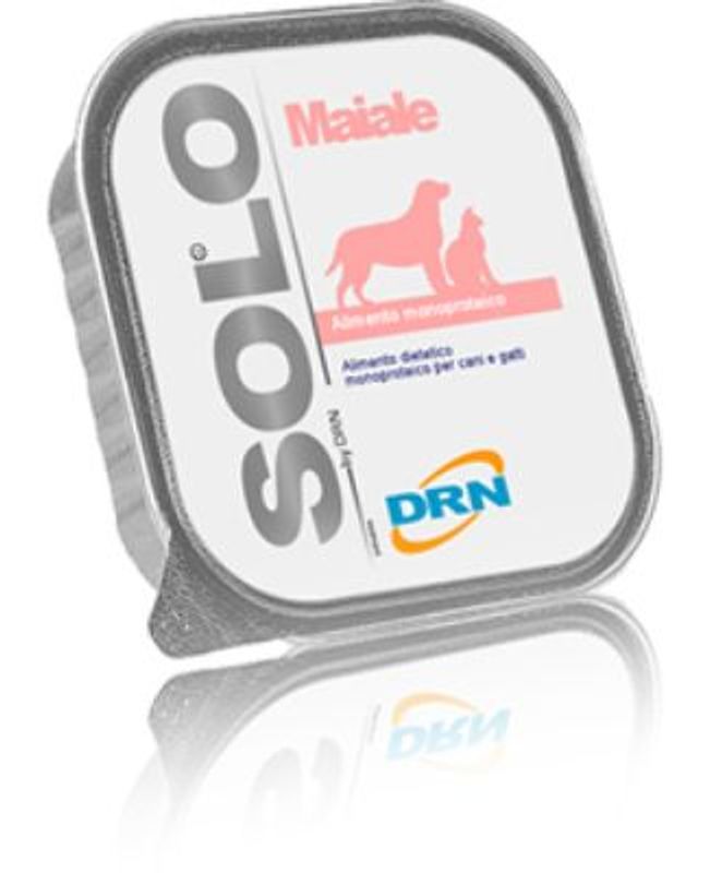 Solo Maiale alimento monoproteico cani e gatti 100g-1