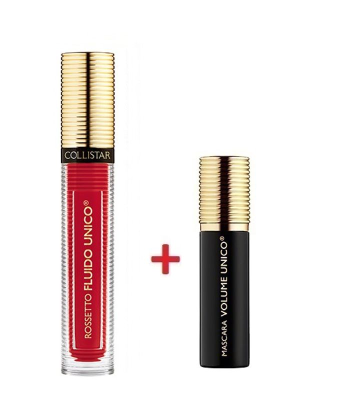 Collistar Rossetto Fluido Unico n.11 fiamma mat +IN REGALO Mascara Volume Unico-1