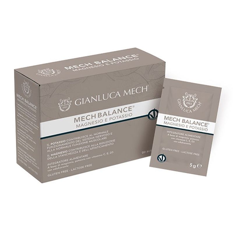 Mech Balance Gianluca Mech Balance magnesio e potassio 20 bustine | Amica Farmacia ...