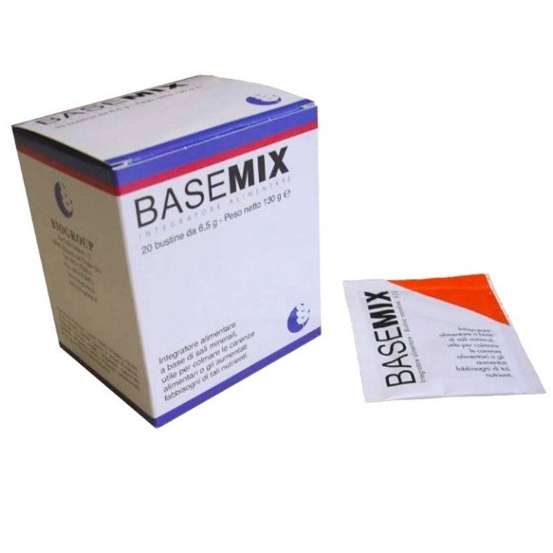 Biogroup Basemix integratore di sali minerali 20 bustine-1