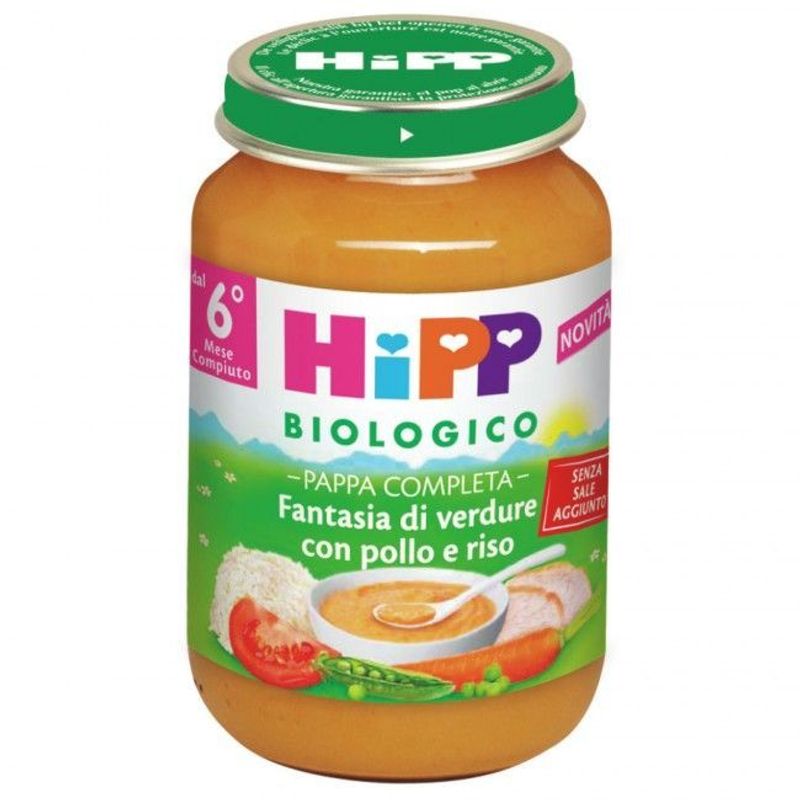Hipp Fantasia di verdure con pollo e riso 190g-1