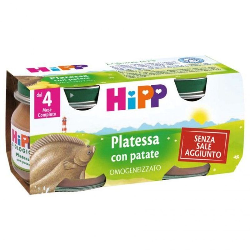Hipp Omogeneizzato Platessa con Patate 160g-1