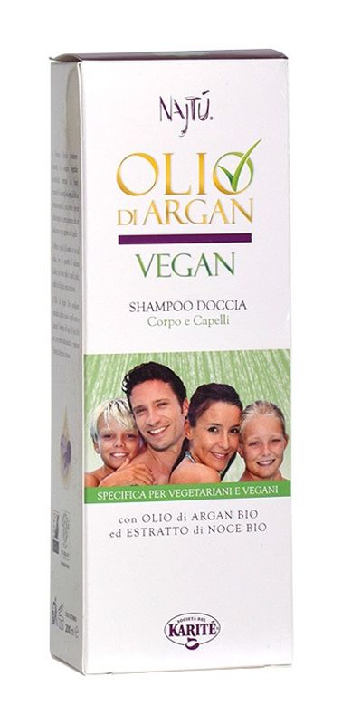 Najtu Olio di Argan Vegan Doccia Shampoo 200ml-1