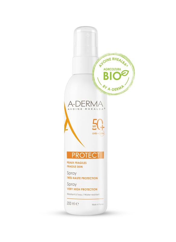 A-Derma Protect Spray Solare SPF50+ Corpo pelli sensibili 200ml-0