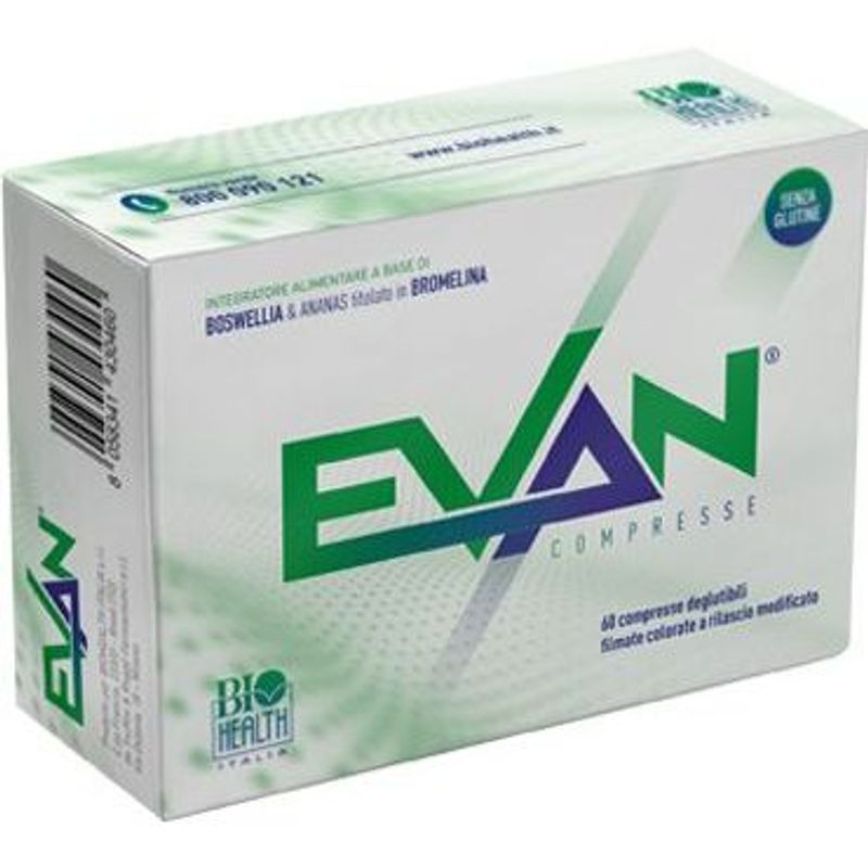 Evan a base di estratti di Boswellia e ananas per la funzionalità articolare 60 compresse-1