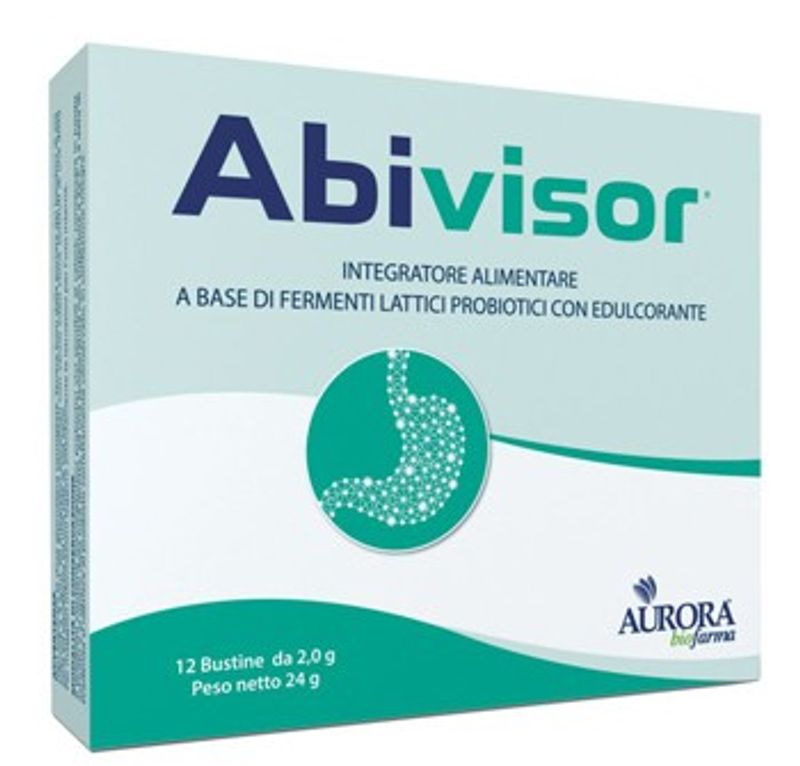 Abivisor favorisce l'equilibrio della flora gastro-intestinale 12 bustine-1