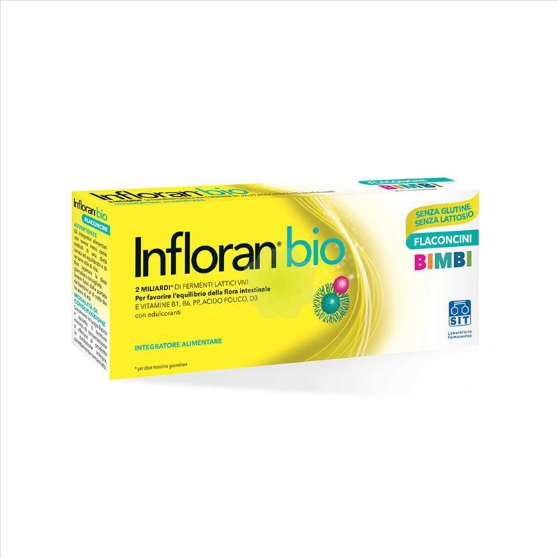 Infloran Bio Bimbi a base di fermenti lattici 14 flaconcini-1