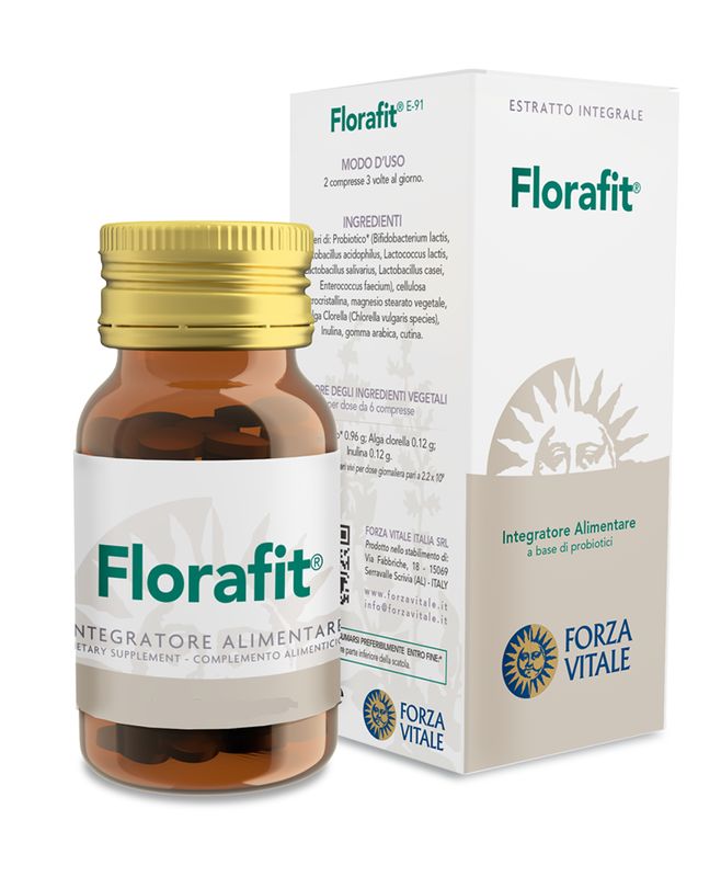 Forza Vitale Ecosol Florafit per l'equilibrio della flora batterica intestinale 60 compresse-1