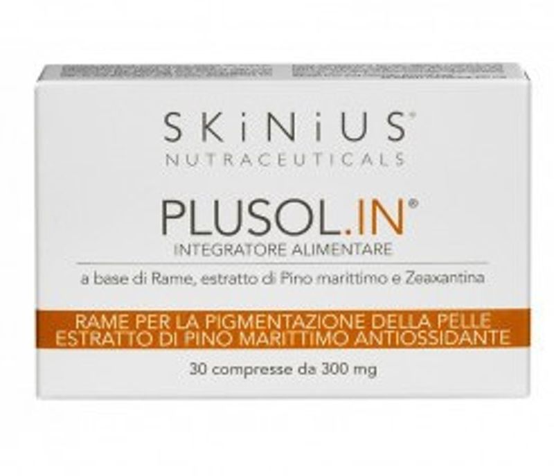 Plusol-in favorisce la normale pigmentazione della pelle 30 compresse-1