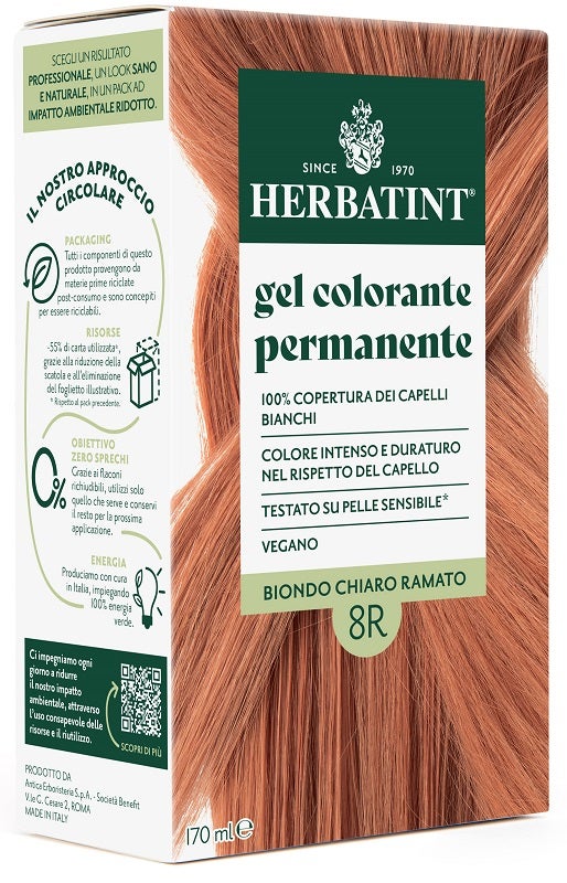 Herbatint 8r Biondo Chiaro Ramato 170 ml-1