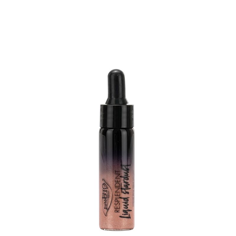 PuroBio Liquid stardust n.02 Oro Rosa liquido illuminante viso e corpo 12ml-1