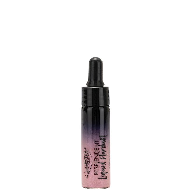 PuroBio Liquid stardust n.03 Rosa Freddo liquido illuminante viso e corpo 12ml-1