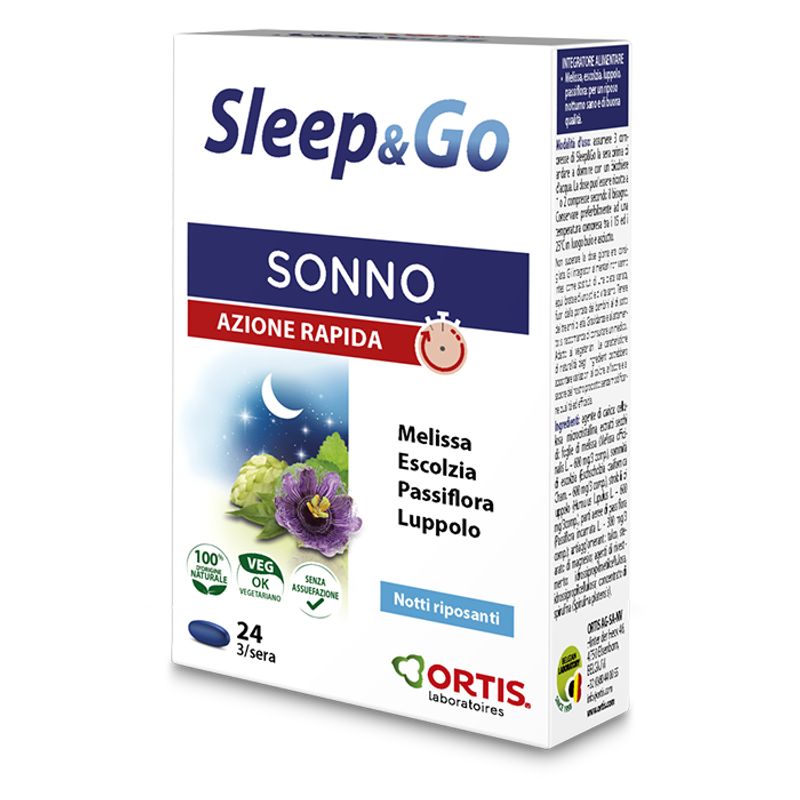 Ortis Sleep & Go per il riposo notturno 24 compresse-1