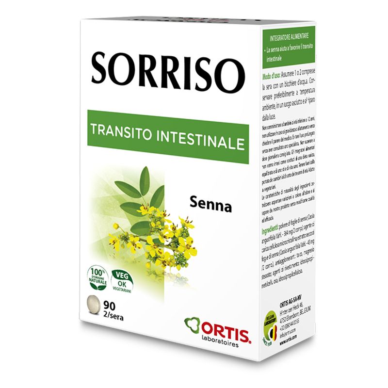 Sorriso benessere del transito intestinale 90 compresse-1