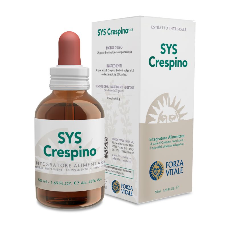 Forza Vitale Sys Crespino favorisce la funzionalità digestiva gocce 50ml-1