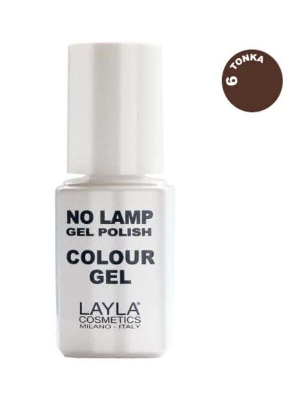 Layla No Lamp Gel Polish Colour Gel colore n.6 Tonka 10ml-1