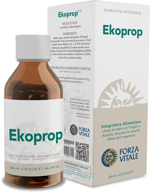 Forza Vitale Ekoprop Ecosol benessere delle vie respiratorie 200ml-1