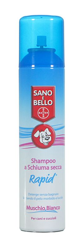 Sano e Bello shampoo a schiuma secca per cani 300ml-1