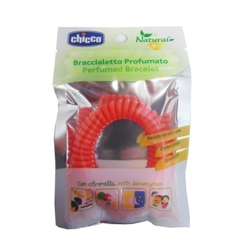 Chicco Natural Braccialetto Profumato antizanzare colori assortiti-1