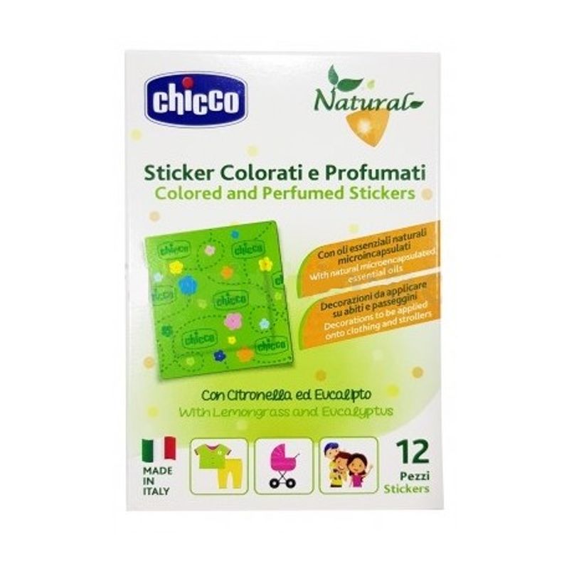Chicco Sticker Colorati e profumati con Citronella 12 pezzi-1