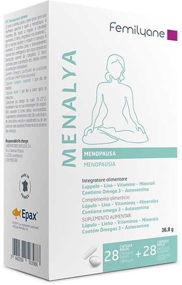 Laboratoires Bailleul Menalya Menopausa 28 Capsule Rigide + 28 Capsule Molli-1