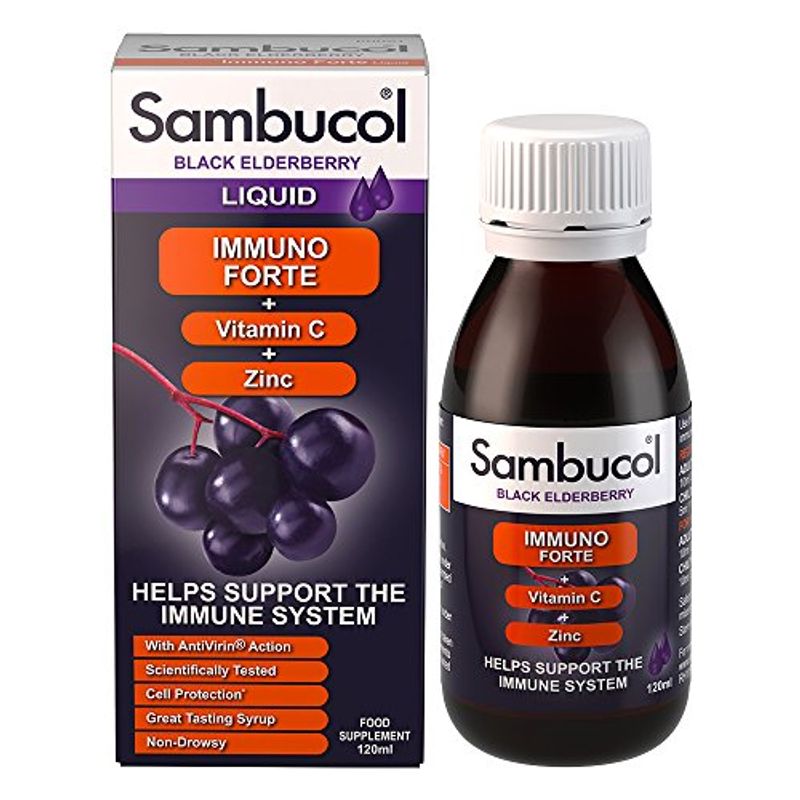 Sambucol Bacche di Sambuco Nero difese dell'organismo sciroppo 120ml-1