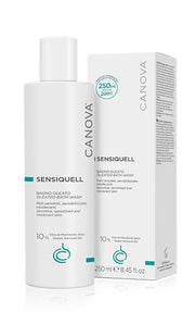 Canova Sensiquell Bagno Oleato Detergente ed emolliente pelli sensibili 250ml-1