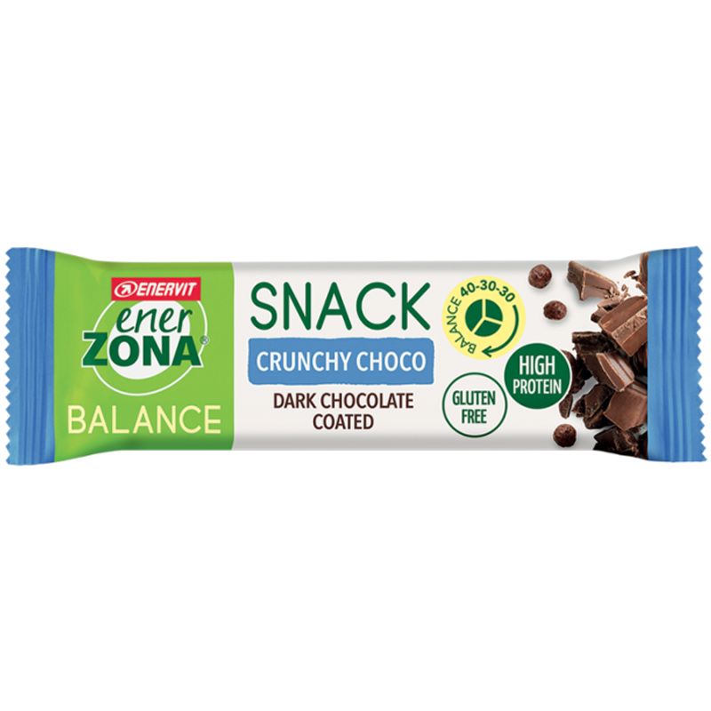 Enerzona Balance Snack gusto Crunchy Choco e Cioccolato fondente 33g-1