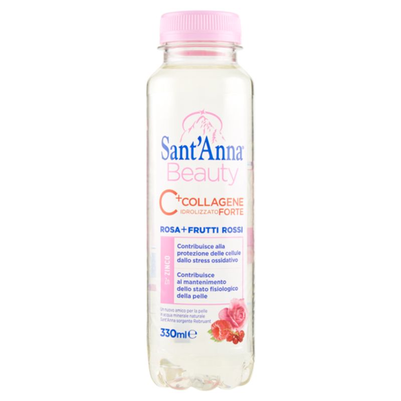 Sant'Anna Beauty C+ Collagene Idrolizzato Forte rosa e frutti rossi 330ml-1