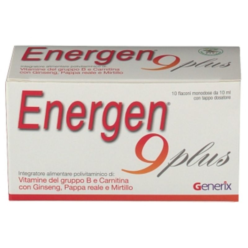 Energen 9 Plus metabolismo energetico 10 flaconcini monodose-1