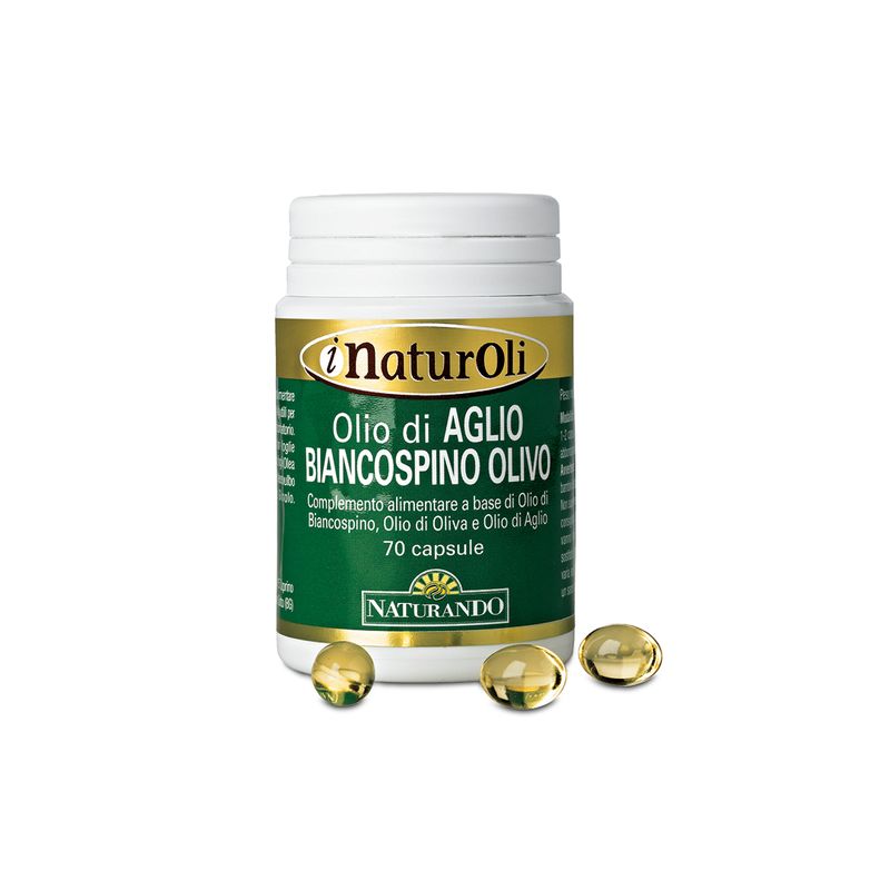 Olio di Aglio Biancospino Olivo 70 perle-1