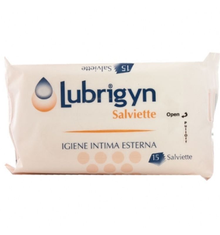 Lubrigyn Salviette per la detersione intima 15 salviette-1