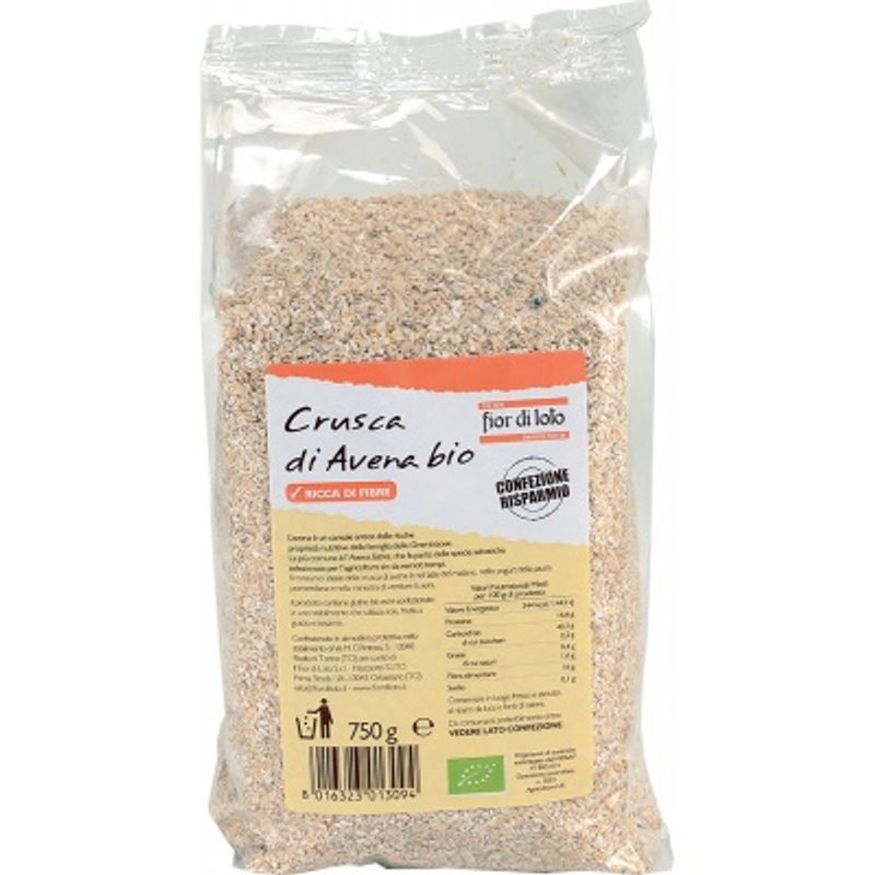 Fior di Loto Crusca di avena Bio 750g-1