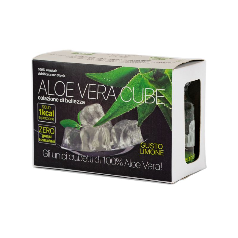 Aloe Vera Cube Colazione di Bellezza gusto Limone 140g-3