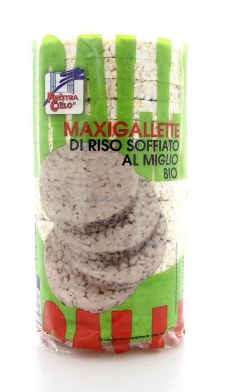 La Finestra sul Cielo Maxigallette di Riso bio 200g-1