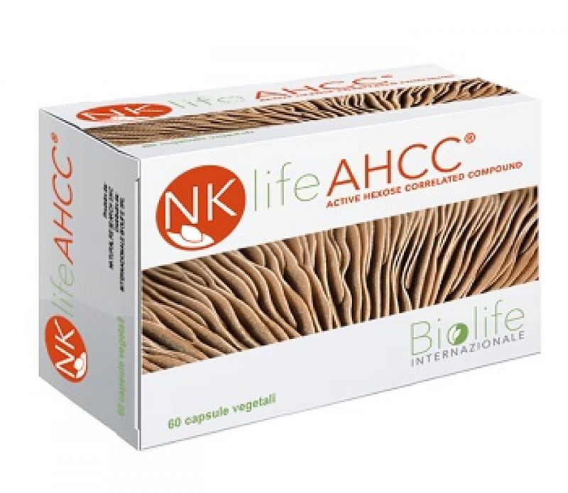 Biolife NKlife AHCC per il sistema immunitario 60 capsule vegetali-1