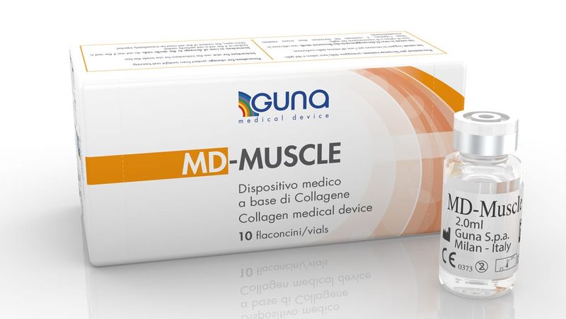 Guna MD Muscle a base di collagene 10 flaconcini-2