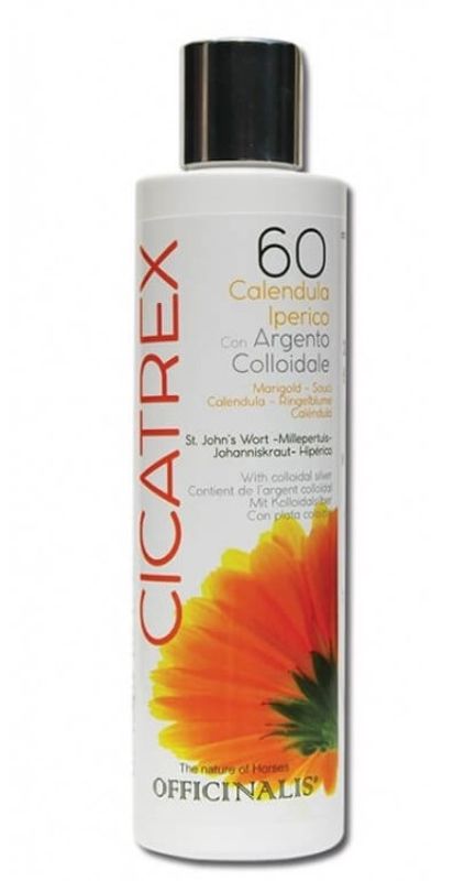 Officinalis Cicatrex per la cicatrizzazione e protezione della pelle dei cavalli 200ml-1