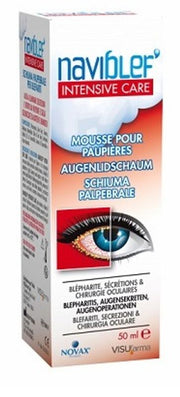 NaviBlef Intensive Care schiuma lenitiva per le secrezioni oculari 50ml-1