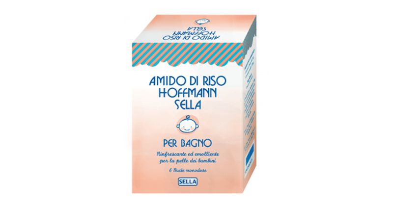 Sella Amido di Riso Hoffmann pelle dei bambini 6 buste 25g-1