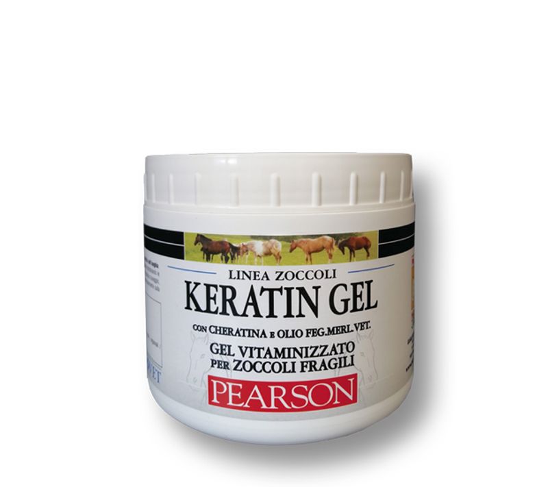 Pearson Linea Zoccoli Keratin Gel Vitaminizzato per zoccoli fragili per cavalli 500ml-1