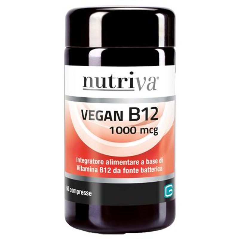 Nutriva Vegan B12 per il benessere del sistema nervoso 60 compresse-1