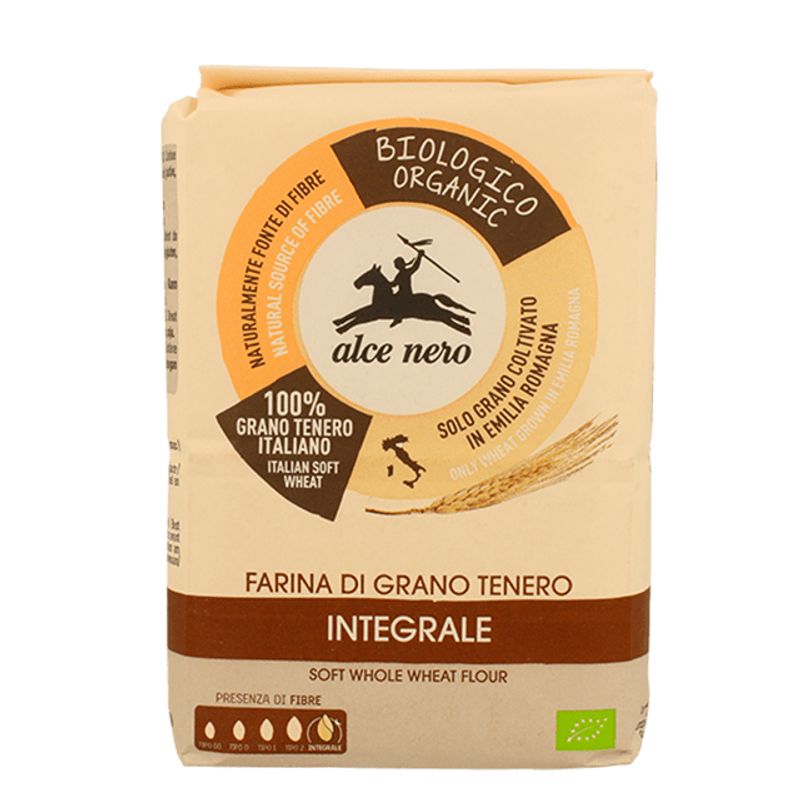 Alce Nero Farina di Grano Tenero Integrale Biologica 1000g-1