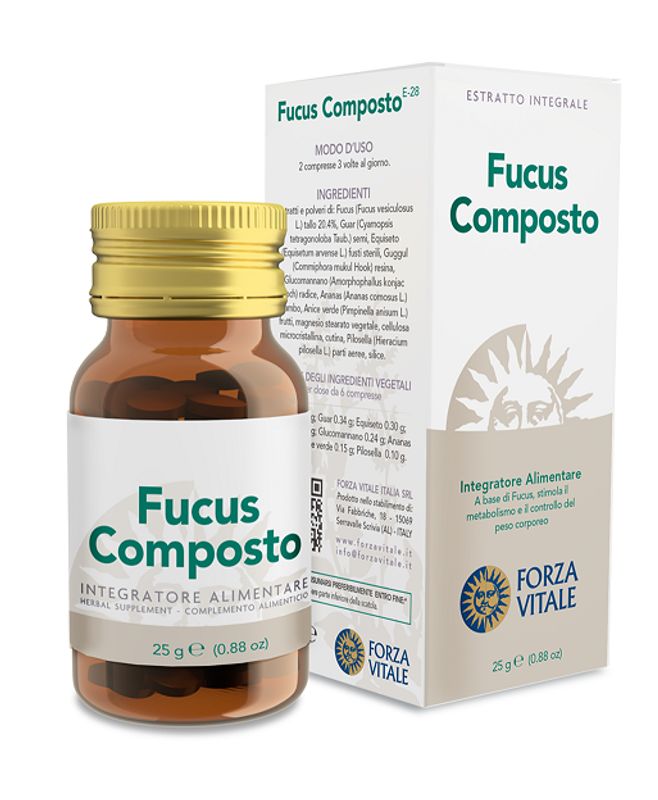 Forza Vitale Fucus Composto Ecosol stimola il metabolismo 60 compresse-1